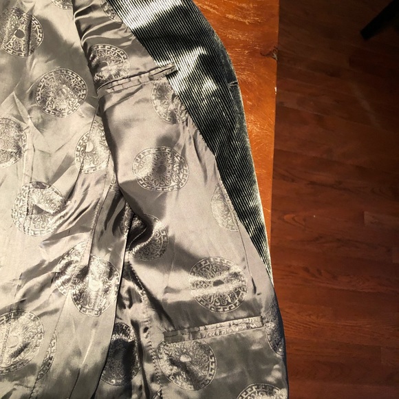 Gianni Versace V2 Velvet Blazer in Silver Rare and Hard to Find 💗 - Picture 4 of 16